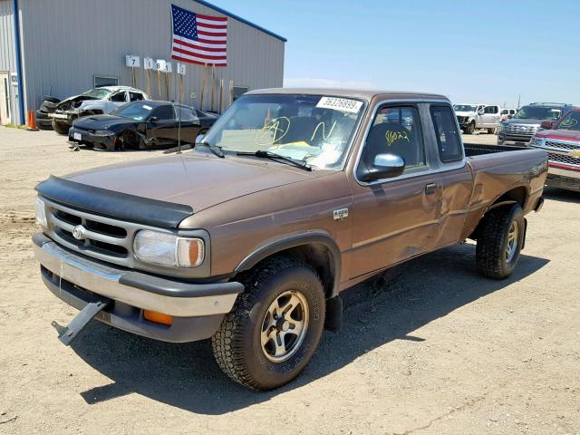 4F4DR17X5RTN04708 - 1994 MAZDA B4000 CAB BROWN photo 2