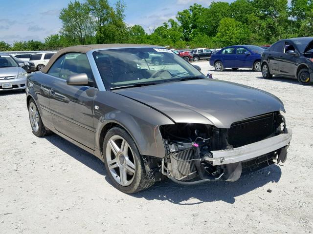 WAUDF48HX8K004488 - 2008 AUDI A4 2.0T CA GRAY photo 1