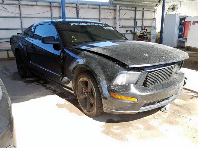 1ZVHT82H885166158 - 2008 FORD MUSTANG GT BLACK photo 1