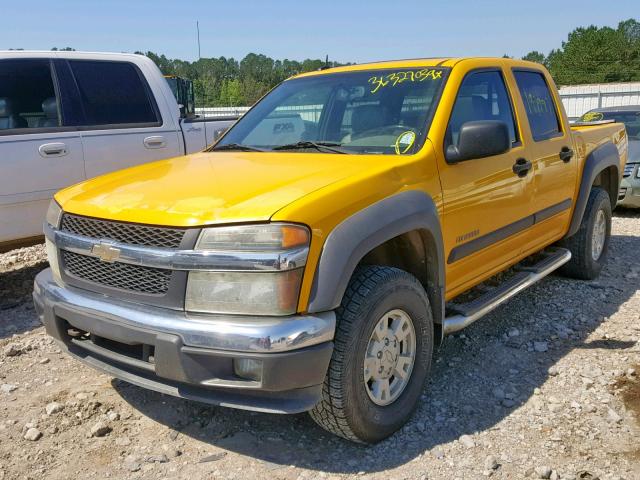 1GCDT136958265619 - 2005 CHEVROLET COLORADO YELLOW photo 2