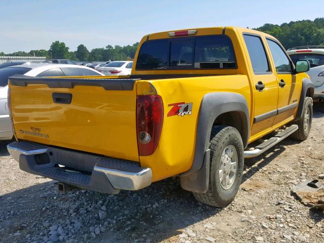 1GCDT136958265619 - 2005 CHEVROLET COLORADO YELLOW photo 4