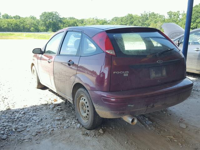 1FAFP37N87W130419 - 2007 FORD FOCUS ZX5 BURGUNDY photo 3