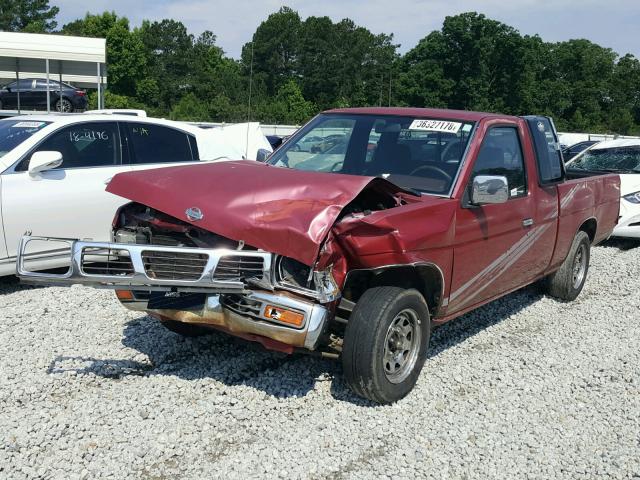 1N6SD16S1PC441895 - 1993 NISSAN TRUCK KING MAROON photo 2