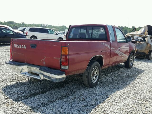 1N6SD16S1PC441895 - 1993 NISSAN TRUCK KING MAROON photo 4