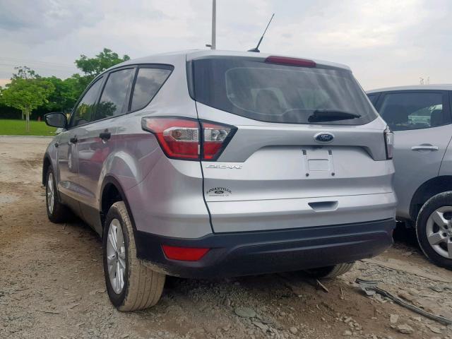 1FMCU0F76JUA06798 - 2018 FORD ESCAPE S SILVER photo 3