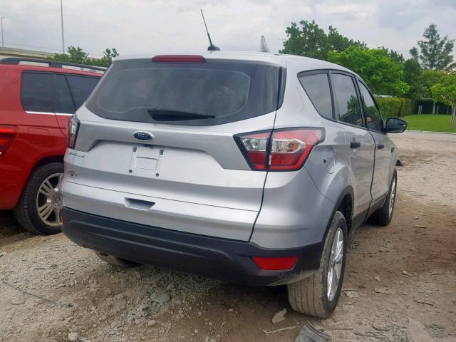 1FMCU0F76JUA06798 - 2018 FORD ESCAPE S SILVER photo 4