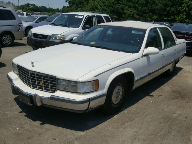 1G6DW52P4SR704159 - 1995 CADILLAC FLEETWOOD WHITE photo 2