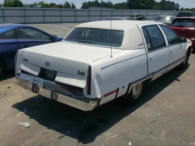 1G6DW52P4SR704159 - 1995 CADILLAC FLEETWOOD WHITE photo 4