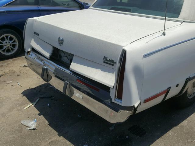 1G6DW52P4SR704159 - 1995 CADILLAC FLEETWOOD WHITE photo 9