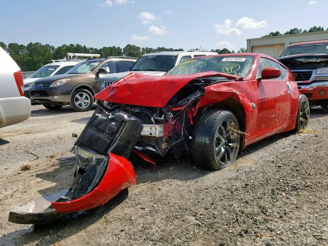 JN1AZ4EH0FM440756 - 2015 NISSAN 370Z BASE RED photo 2