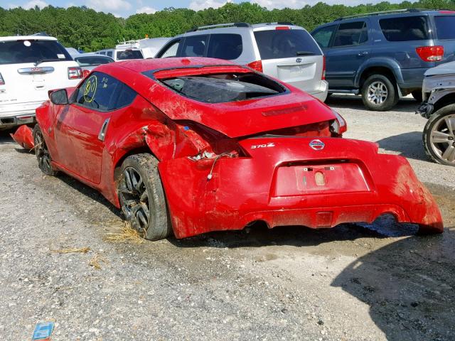 JN1AZ4EH0FM440756 - 2015 NISSAN 370Z BASE RED photo 3