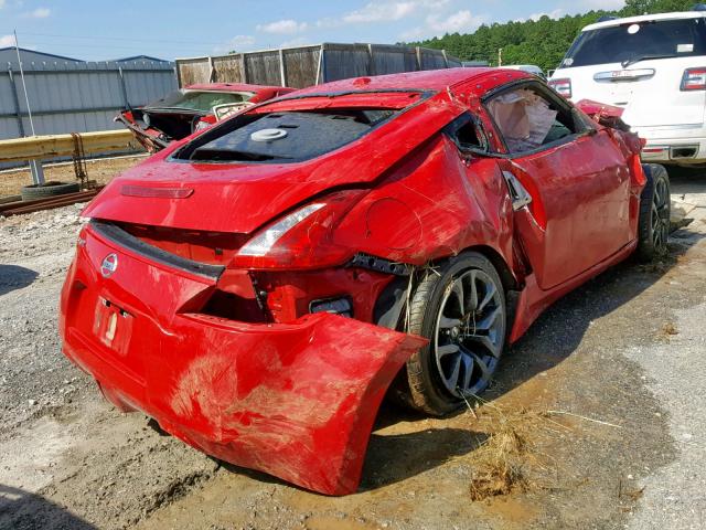 JN1AZ4EH0FM440756 - 2015 NISSAN 370Z BASE RED photo 4