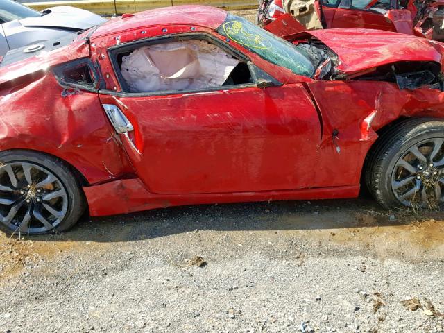 JN1AZ4EH0FM440756 - 2015 NISSAN 370Z BASE RED photo 9