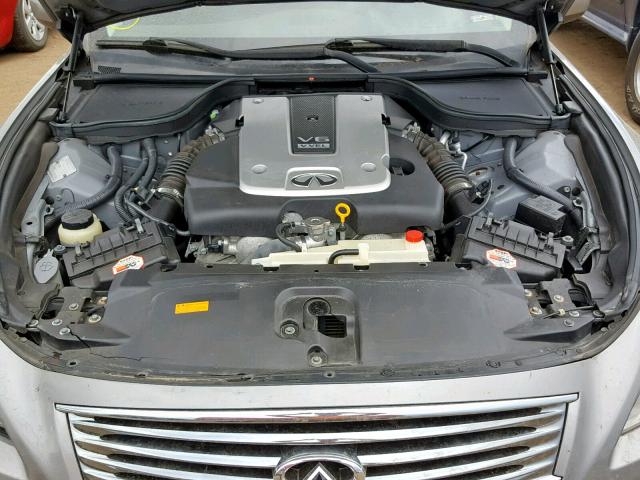 JNKCV64F49M651569 - 2009 INFINITI G37 SILVER photo 7