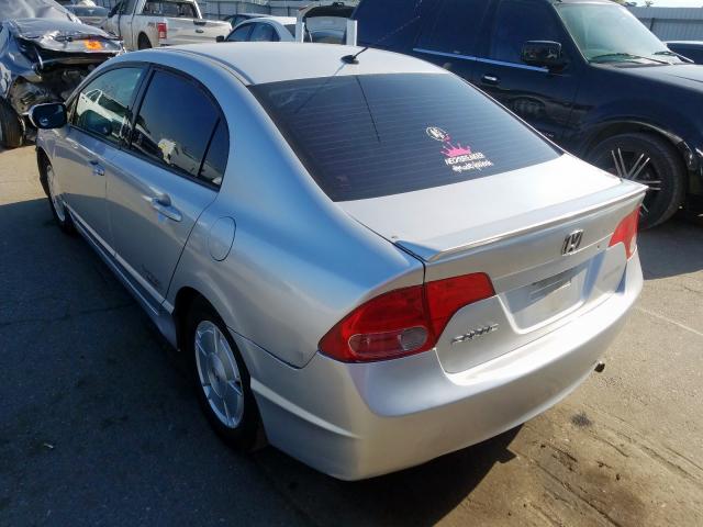 JHMFA36206S027812 - 2006 HONDA CIVIC HYBRID  photo 3