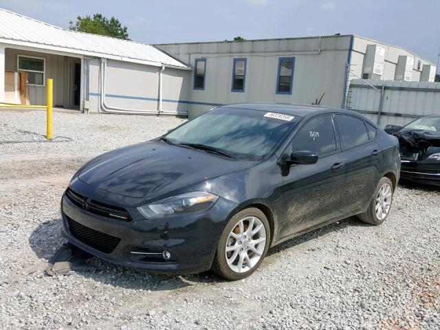 1C3CDFBA3DD313024 - 2013 DODGE DART SXT BLACK photo 2