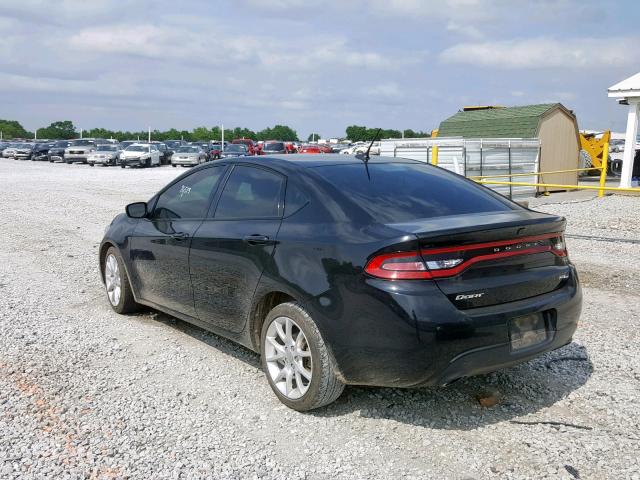 1C3CDFBA3DD313024 - 2013 DODGE DART SXT BLACK photo 3