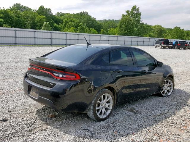 1C3CDFBA3DD313024 - 2013 DODGE DART SXT BLACK photo 4