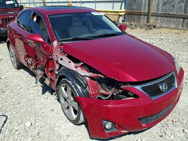 JTHBF5C20C5162816 - 2012 LEXUS IS 250 RED photo 1