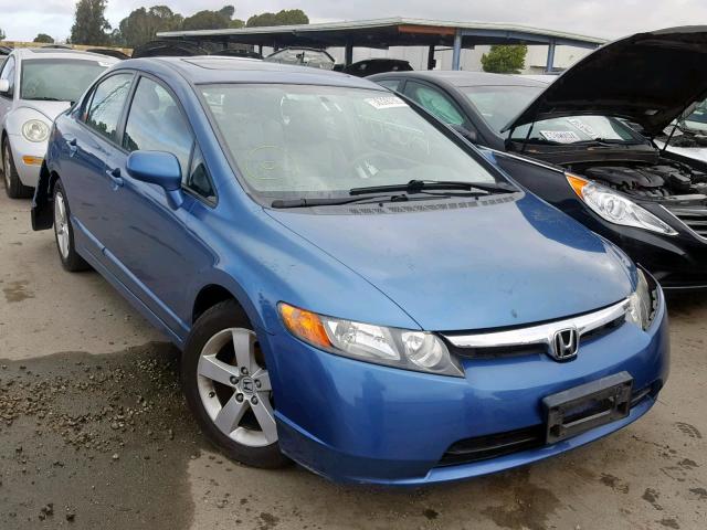 2HGFA16938H532550 - 2008 HONDA CIVIC EXL BLUE photo 1