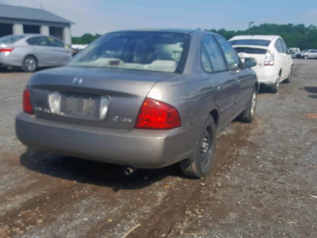 3N1CB51D04L456114 - 2004 NISSAN SENTRA 1.8 TAN photo 4