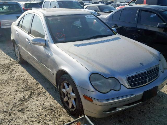 WDBRF64J93F381696 - 2003 MERCEDES-BENZ C 320 SILVER photo 1