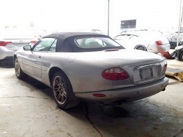 SAJDA42C41NA14330 - 2001 JAGUAR XK8 SILVER photo 3