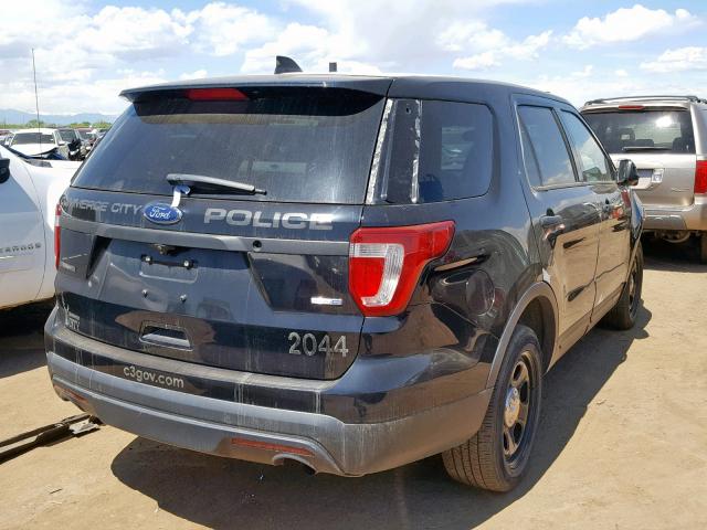 1FM5K8AR0GGB36590 - 2016 FORD EXPLORER P BLACK photo 4