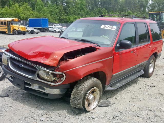 1FMZU34EXXZB79085 - 1999 FORD EXPLORER RED photo 2