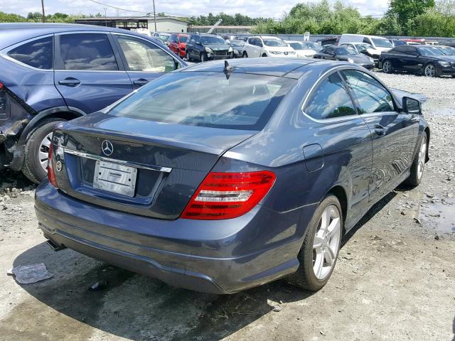 WDDGJ4HB7DG002209 - 2013 MERCEDES-BENZ C 250 GRAY photo 4