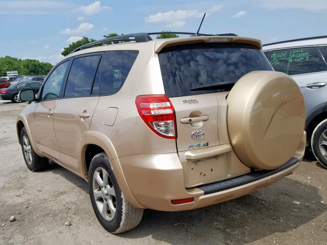 2T3YF4DV3BW105502 - 2011 TOYOTA RAV4 LIMIT GOLD photo 3