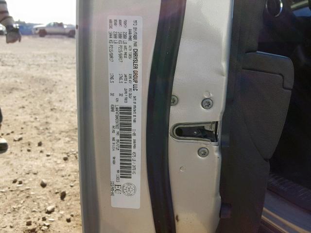 1J4NF4FB0AD507022 - 2010 JEEP COMPASS SP ვერცხლისფერი ფოტო 10