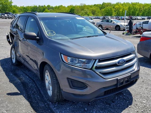 2FMTK4G83FBB75694 - 2015 FORD EDGE SE CHARCOAL photo 1