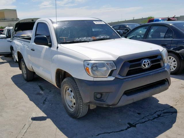 5TFNX4CN6EX040422 - 2014 TOYOTA TACOMA WHITE photo 1