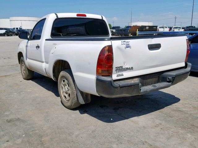 5TFNX4CN6EX040422 - 2014 TOYOTA TACOMA WHITE photo 3