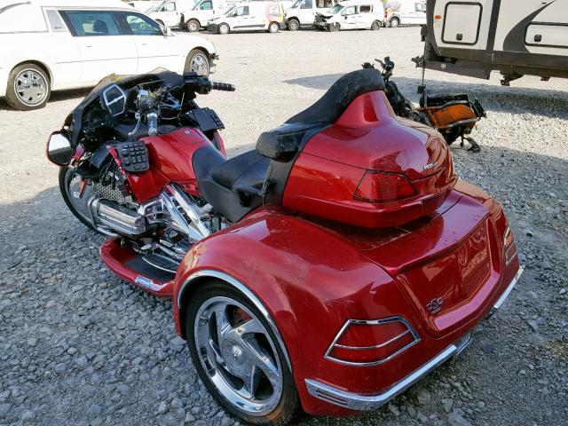 JH2SC68G4EK200077 - 2014 HONDA GL1800 G RED photo 3