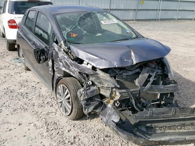 3HGGK5H86FM750901 - 2015 HONDA FIT EX GRAY photo 1