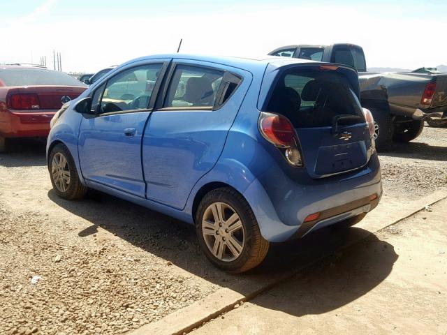 KL8CD6S93DC550290 - 2013 CHEVROLET SPARK 1LT BLUE photo 3