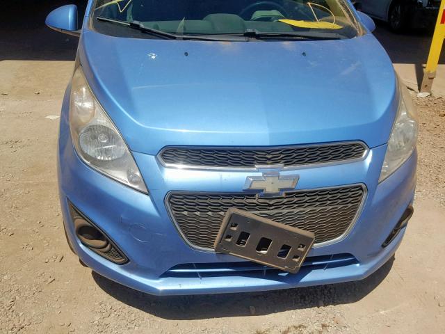 KL8CD6S93DC550290 - 2013 CHEVROLET SPARK 1LT BLUE photo 9