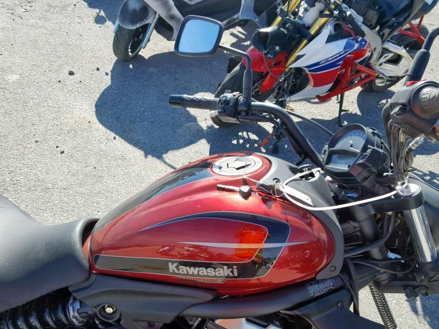 JKAENED14HDA04710 - 2017 KAWASAKI EN650 D MAROON photo 5