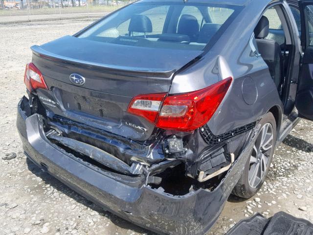 4S3BNAR6XK3004310 - 2019 SUBARU LEGACY SPO GRAY photo 9