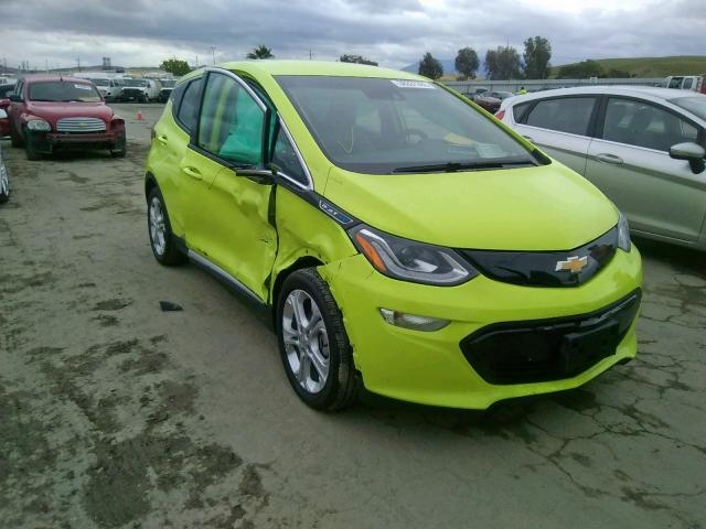 1G1FY6S06K4103401 - 2019 CHEVROLET BOLT EV LT GREEN photo 1