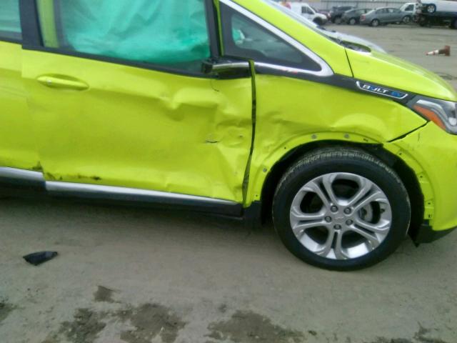 1G1FY6S06K4103401 - 2019 CHEVROLET BOLT EV LT GREEN photo 9