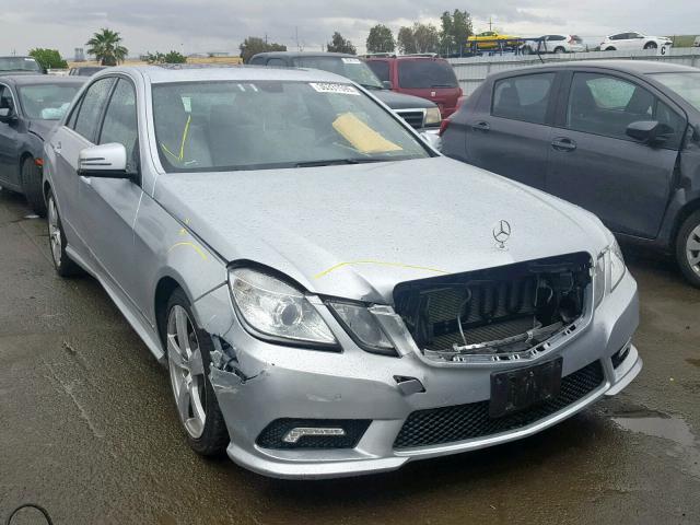 WDDHF5GB7BA411260 - 2011 MERCEDES-BENZ E 350 SILVER photo 1