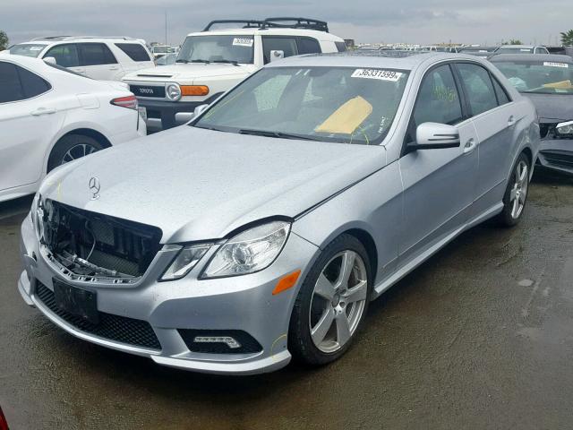 WDDHF5GB7BA411260 - 2011 MERCEDES-BENZ E 350 SILVER photo 2