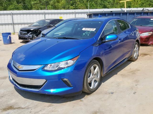 1G1RA6S5XHU157158 - 2017 CHEVROLET VOLT LT BLUE photo 2