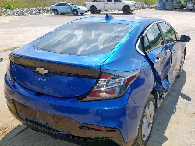 1G1RA6S5XHU157158 - 2017 CHEVROLET VOLT LT BLUE photo 4