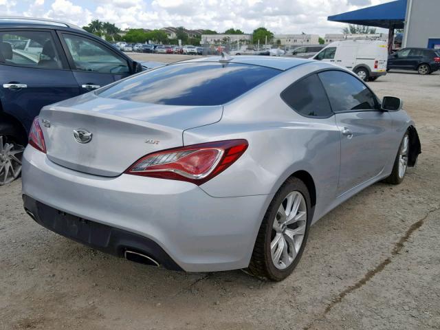 KMHHT6KD4DU080006 - 2013 HYUNDAI GENESIS CO SILVER photo 4