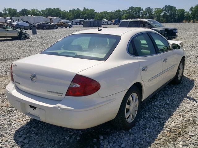 2G4WC582761300664 - 2006 BUICK LACROSSE C WHITE photo 4