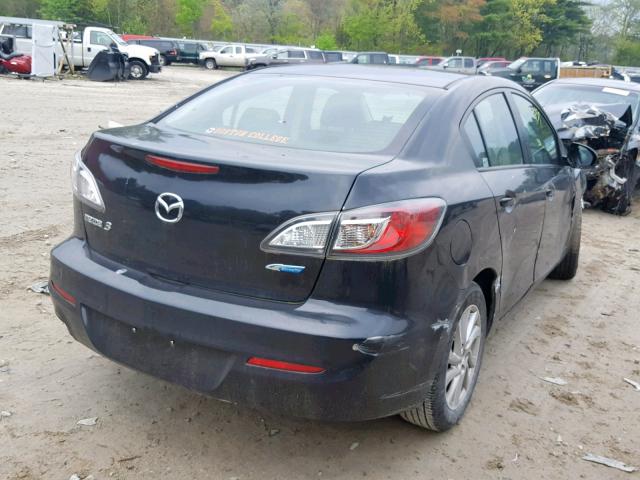 JM1BL1V81C1574836 - 2012 MAZDA 3 I BLACK photo 4